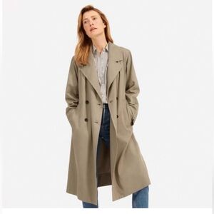 EUC Everlane Drape Cotton Trench M